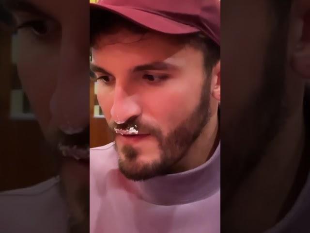Zane with white mustache | David Dobrik | Vlog Squad