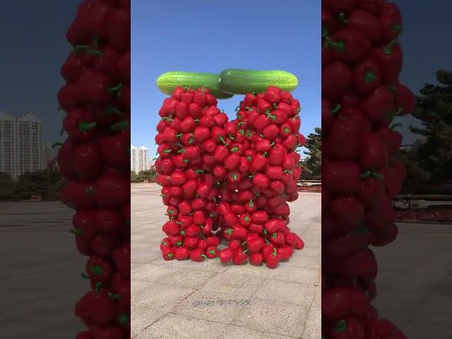 vegetable and fruit3D Special Effects | 3D Animation #shorts #vfxhd