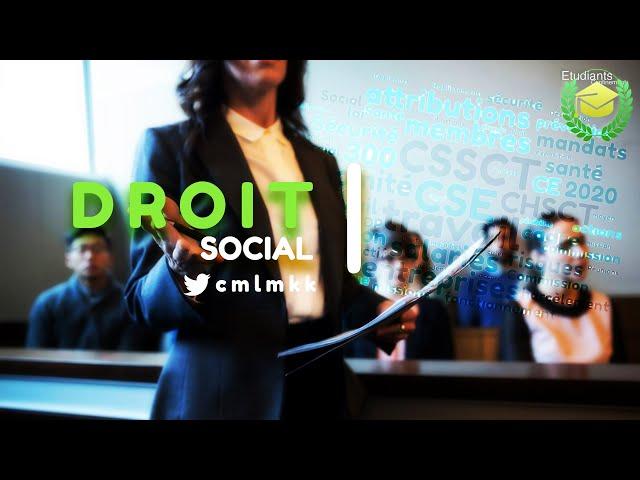 DROIT SOCIAL #1 (niveau L3/M1) - @cmlmkk