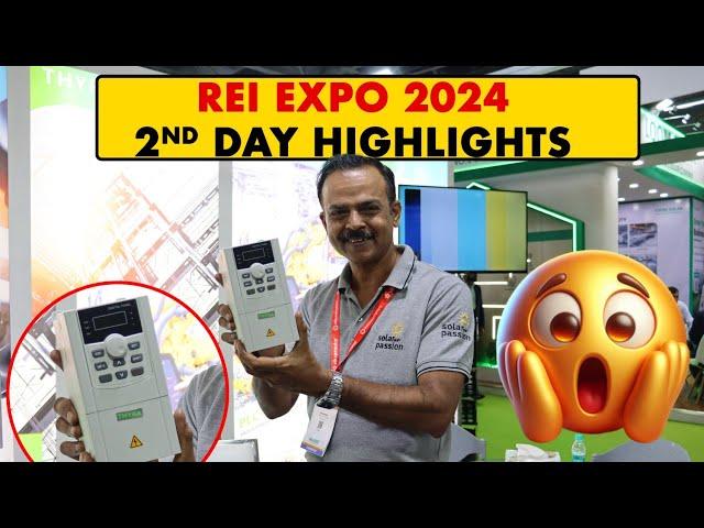 REI Expo 2024 2nd Day Highlights | Connect With India's Top Solar Companies  #REIExpo