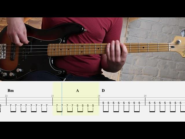 Djo - End of Beginning (Bass cover) (Play along TABS + pdf)