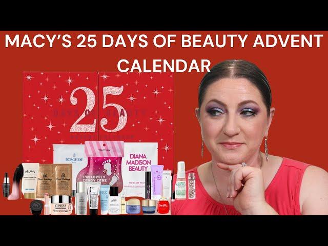 Macy’s 25 Days of Beauty Advent Calendar 2024 Unboxing – $99 with a $293 Value