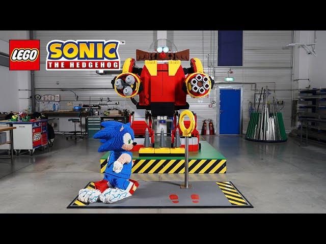 This giant LEGO Sonic & Dr. Eggman model is going on the road! First stop: Gamescom 2023