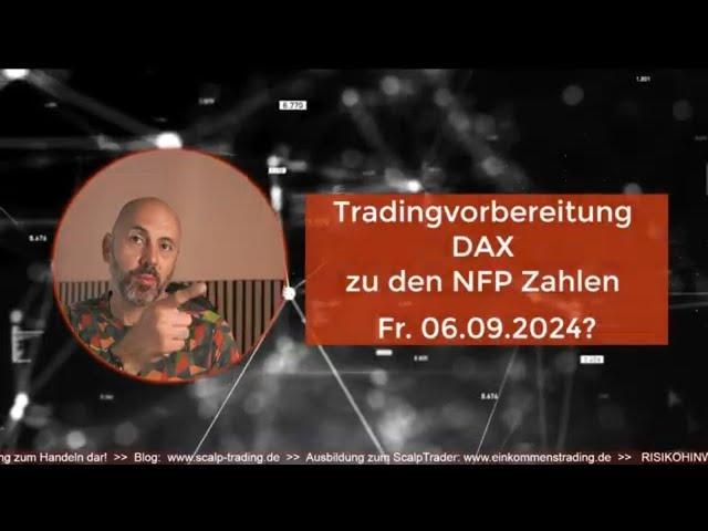 ‍Expertenanalyse für dein #DAX-Trading: Fr. 6.9.24