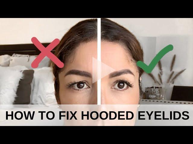 EYELID TAPE HACK FOR HOODED DROOPY EYES | LOOK 10 YEARS YOUNGER