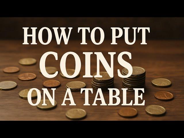 How to Place Coins on a Table – Simple and Precise Guide