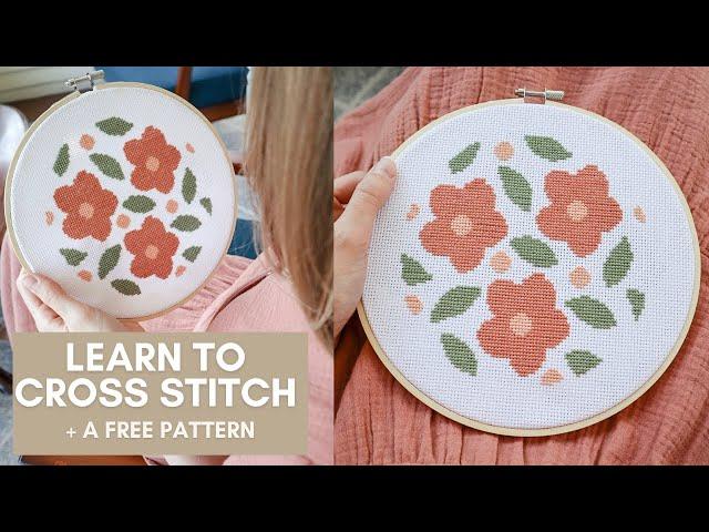 How to Start Cross Stitching - An In-Depth Tutorial +  A Free Cross Stitch Pattern