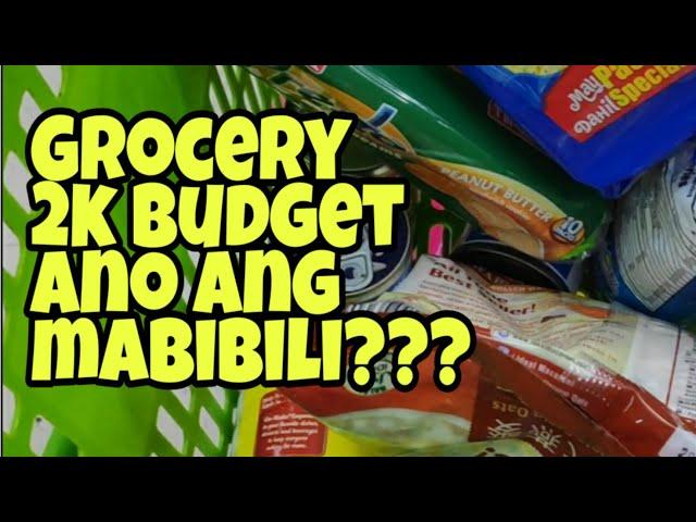 Grocery 2k Pesos #groceryhaul #2k #philippines