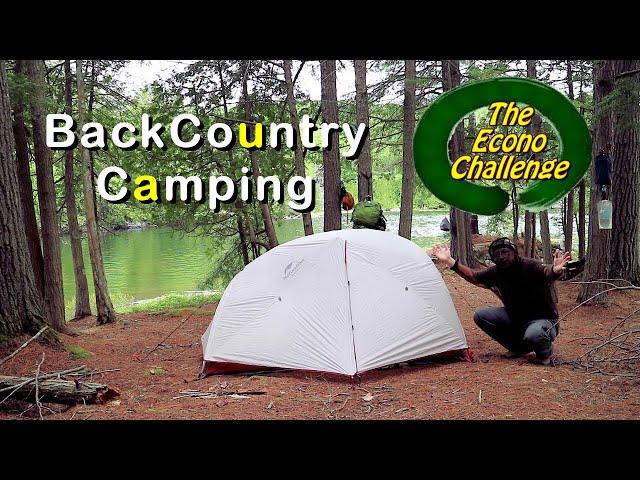 How I Set Up My BackCountry Campsite – Econo Challenge – Not So Wild Vlog #23