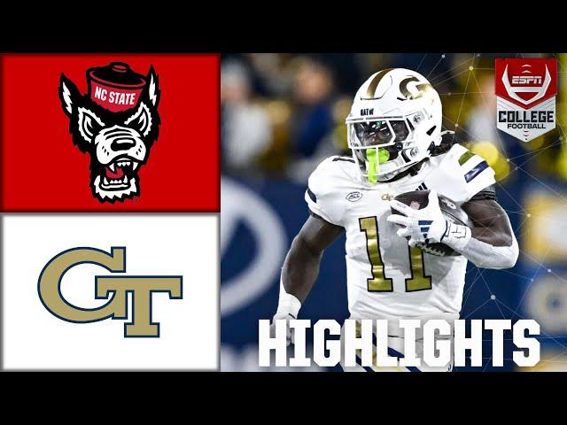 NC State Wolfpack vs. Georgia Tech Yellow Jackets | Full Game Highlights | ESPN College Football