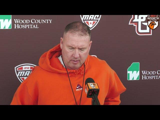 BGSU Football Press Conference (Nov. 18, 2024)