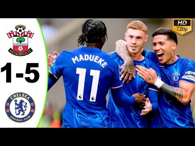 Chelsea vs Southampton fc Premiere League 2024-25 - Goals Update -Team News - All Goals - Highlights