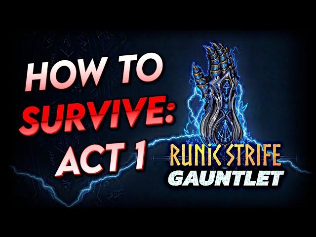 Surviving the GAUNTLET: Act 1 | Path of Exile 3.25 Settlers of Kalguur