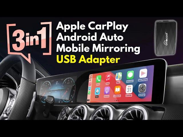 3 in 1 USB Adapter | CarPlay | Android Auto | Mobile Mirroring | OttoAdapter MX | UNBOXING REVIEW