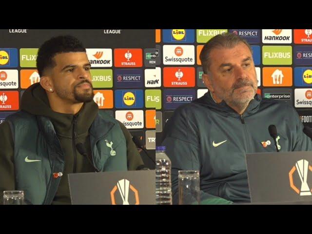 FULL PRESS CONFERENCE: Ange Postecoglou and Dominic Solanke: Galatasaray v Tottenham: Europa League