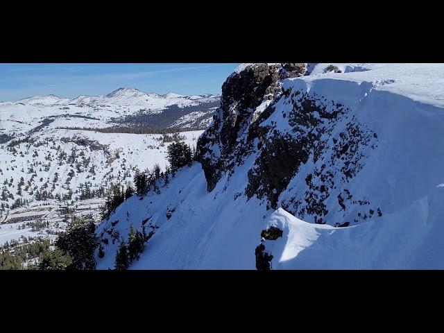 1K | 60ft (20m) drop at THE WALL at Kirkwood ski resort ️ California USA