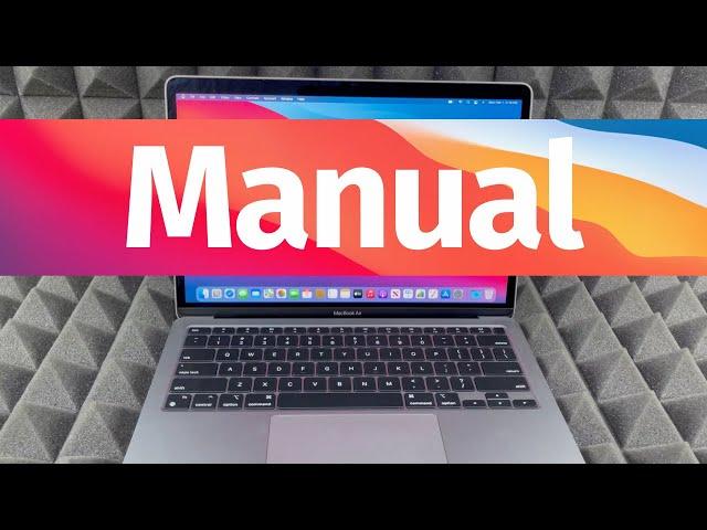 MacBook Air M1 Basics - Mac Manual Guide for Beginners - New to Mac