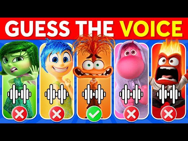  Guess The Voice...! Inside Out 2 Movie  Envy, Embarrassment, Anxiety, Ennui
