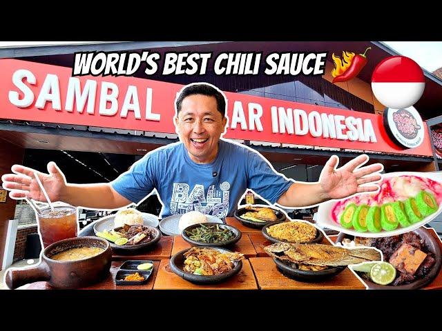 Indonesian Food Feast! Everything with Sambal!️ Sambal Bakar, MUST TRY Restaurant in Indonesia!