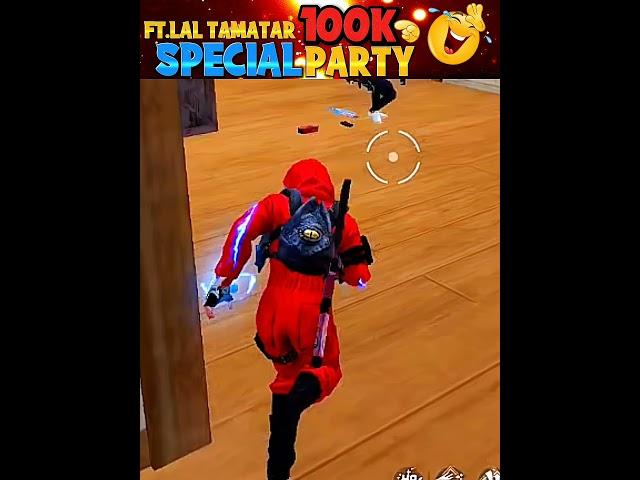 Special part for 100K ft. Red criminal | Funny moment in free fire | #shorts #deepakrds #freefire