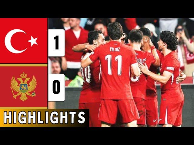 Turkey vs Montenegro 1-0 | EXTENDED HIGHLIGHTS | UEFA Nations League 2024