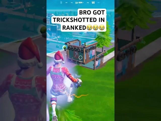 bro got manmoth trickshotted in unreal ranked #fortnite