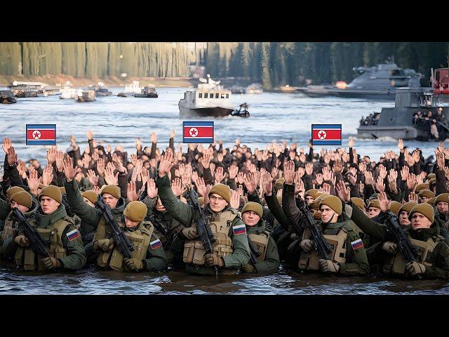 Ukraine War Ends Today! 4000 Russian and Korean Soldiers Surrender in the Middle of the Kursk River