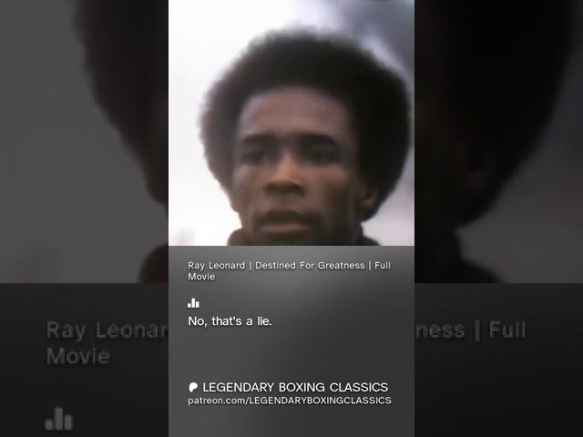 Ray Leonard | Natural Born Genius #boxing #sugarrayleonard #combat