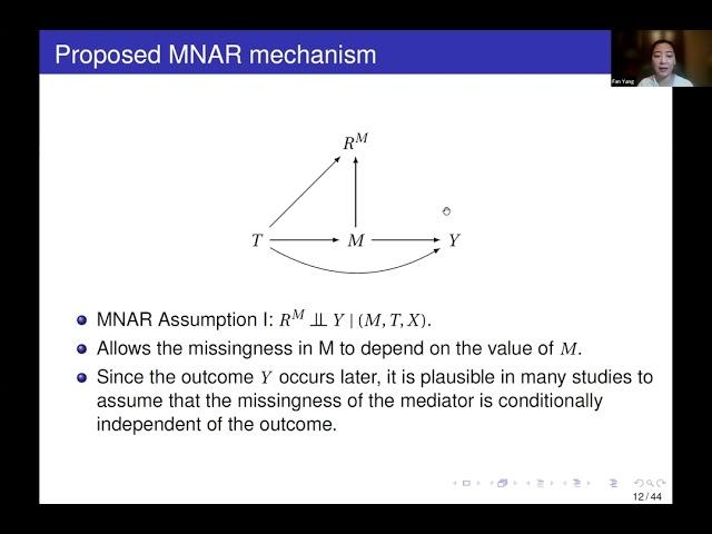 Fan Yang: Mediation analysis with the mediator and outcome missing not at random