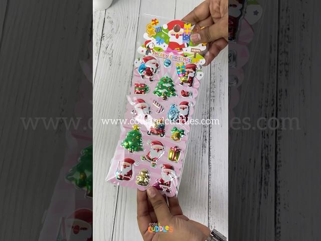 Christmas Stickers #toysforkids #sticker #giftideas #christmas #shorts