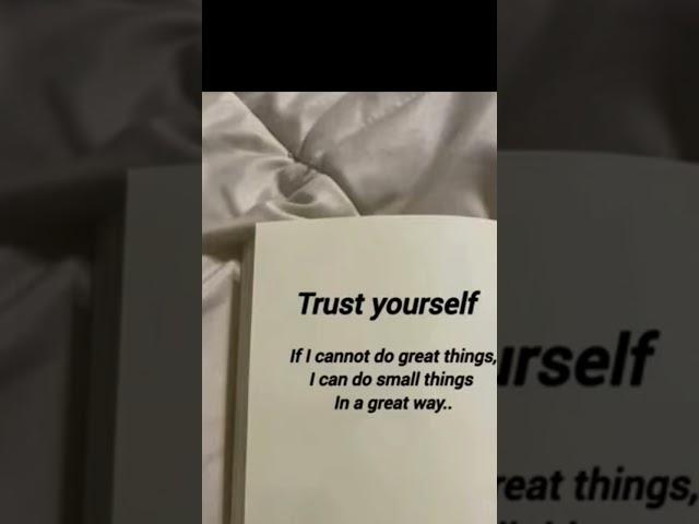 trust yourself#motivational quotes for life #art of mindset