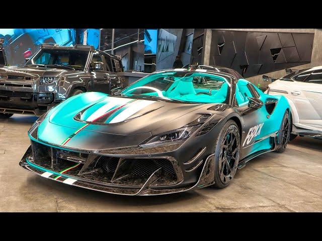 Walking Around INSANE MANSORY SUPERCAR SHOWROOM IN DUBAI  - Lamborghini, Ferrari, Rolls Royce & More