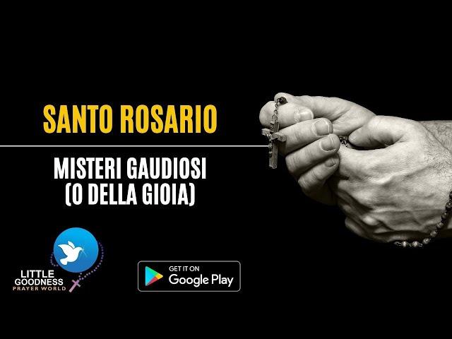 SANTO ROSARIO-Misteri Gaudiosi |HOLY ROSARY IN ITALIAN -Joyful Mysteries|Monday & Saturday Rosary