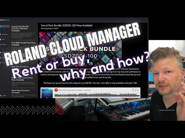 Roland Cloud FAQ - rent or buy and how does it all work?