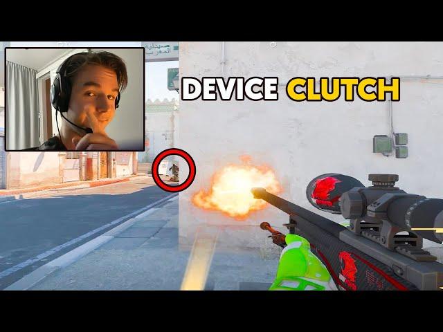 DEVICE Stunning Clutch to win the Match! CS2 Highlights