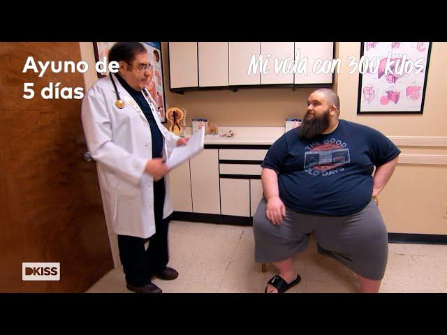 “Como 5 días y ayuno 5 días seguidos”. Chris ha perdido 30 kilos en 2 meses. | Mi vida con 300 kilos