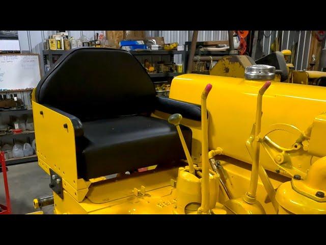 Meet Mrs. LAOL! Let's fix the bent fender & finish the seat. Caterpillar D4 Episode #132