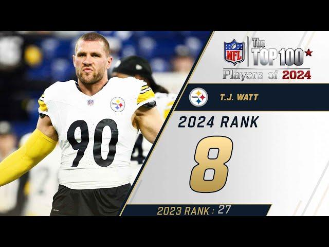 8: TJ Watt (LB, Steelers) | Top 100 Players of 2024