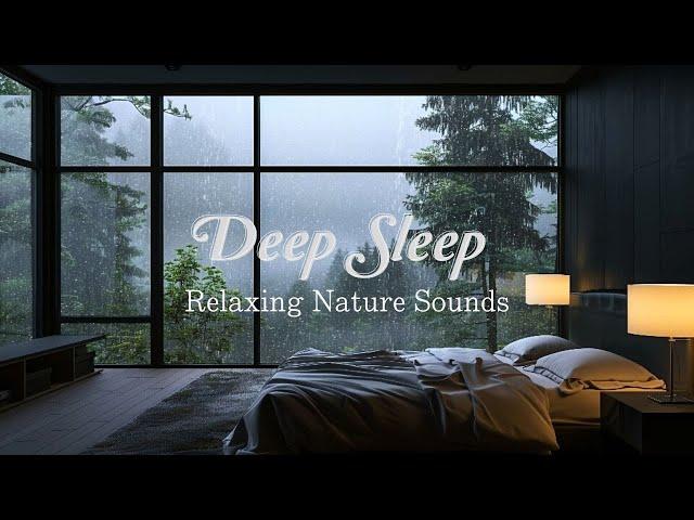 Calming Ocean Waves and Gentle Rain | Nature Sounds for Sleep and Relaxation