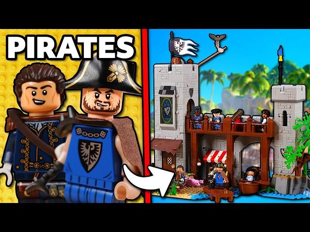 I Built a Medieval PIRATE Fortress in LEGO!