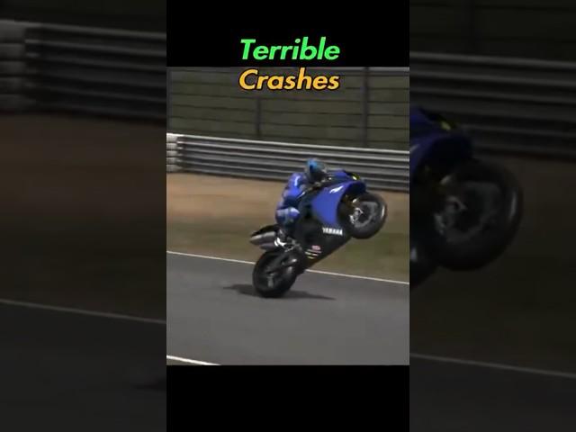 Yamaha R1 & Aprilia | Terrible Crashes | #motorcycle #shorts