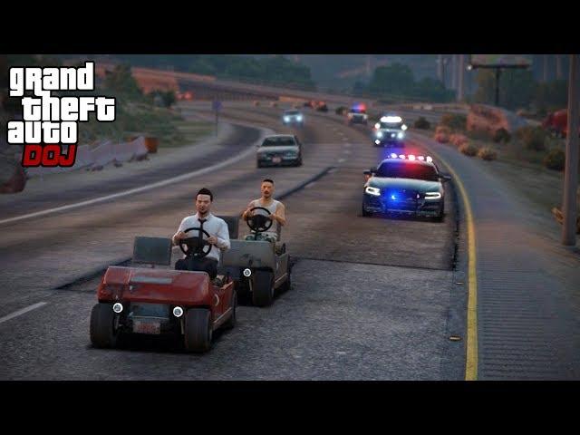 GTA 5 Roleplay - DOJ 168 - Golf Cart Racing (Criminal)