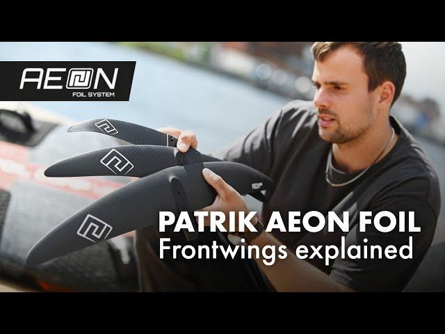 Patrik AEON Foil: The Frontwings explained by Michele Becker | Wind Lounge Windsurfing