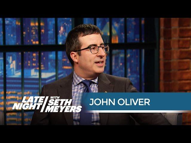 John Oliver Accidentally Saw the Entire Liverpool Football Club Naked - Late Night with Seth Meyers