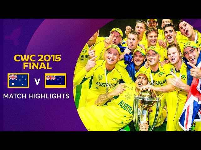 Cricket World Cup 2015 Final: Australia v New Zealand | Match Highlights