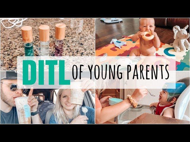 DAY IN THE LIFE OF YOUNG PARENTS + UPDATE ON HIS HELMET | Brittandfam