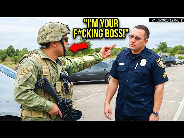 Idiot Cops Who Tried ARRESTING Soldiers #2