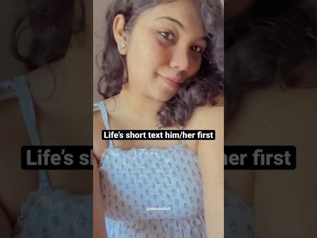 Text first  | aboutmitali #shorts #shortvideo #youtube #shortsvideo #fyp #shortsyoutube #viral