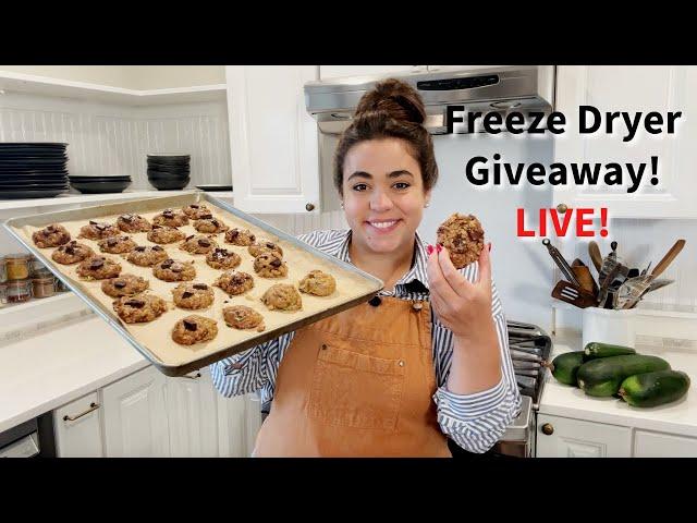 Harvest Right Giveaway Announcement LIVE! (also Browned Butter Zucchini Chocolate Chip Cookies)