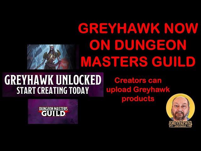 NEWS: Greyhawk now on DMs Guild